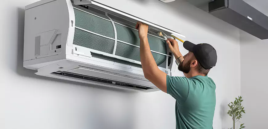 Bathroom and Small Space Ductless Installation in Cuyahoga Falls