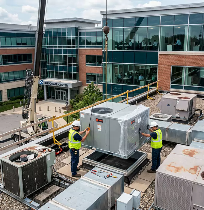 Why Cuyahoga Falls Businesses Choose Cuyahoga Falls HVAC Pro for Commercial AC Replacement?